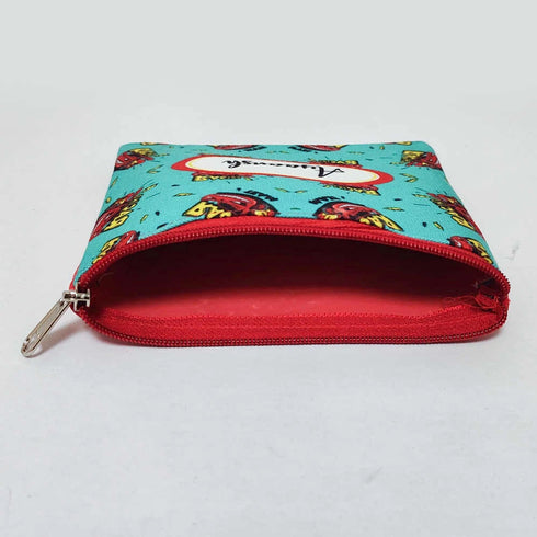 Personalized Car Printed Kids Duffle Bag with Wet Pouch Gift Combo